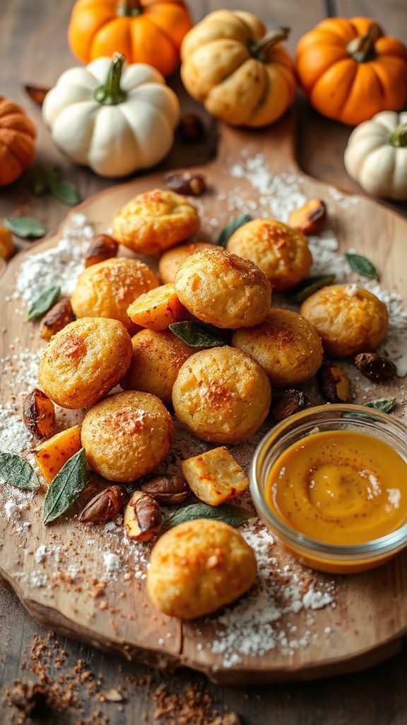 sweet pumpkin potato bites