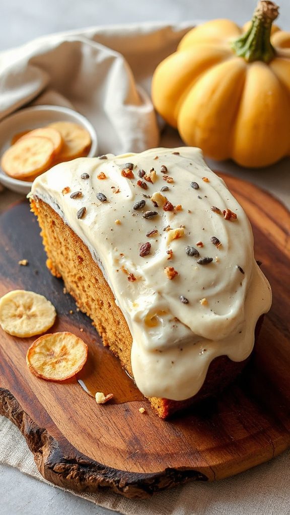 tasty topping enhances coffee cake