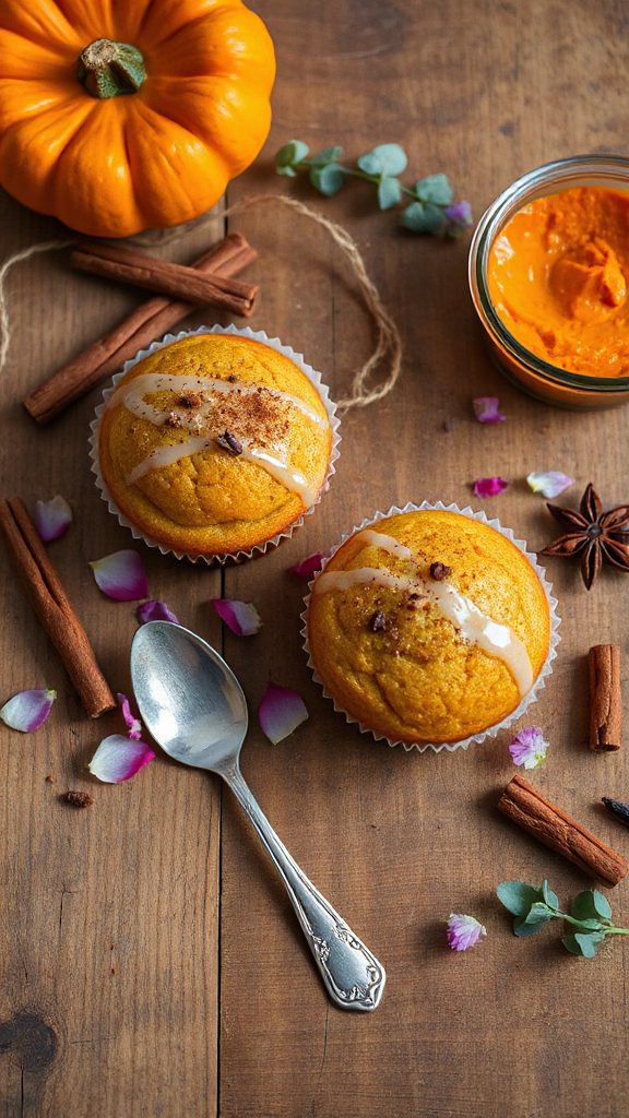tempeh pumpkin spice muffins