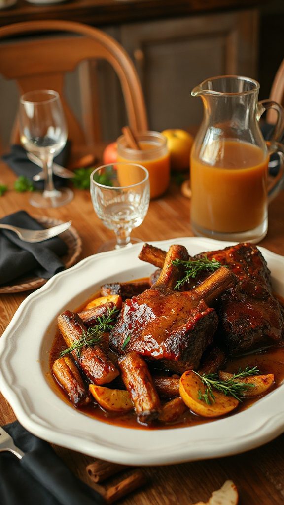 tender beef cider braise