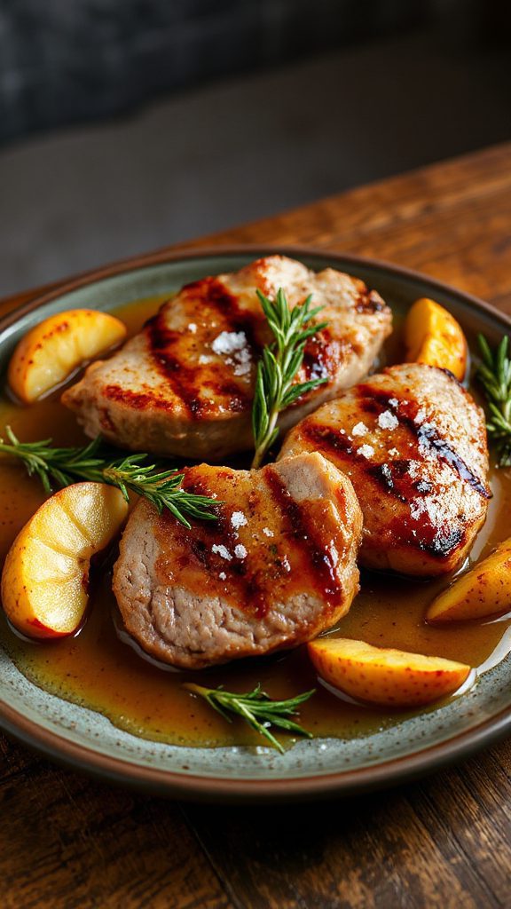 tender pork in apple cider