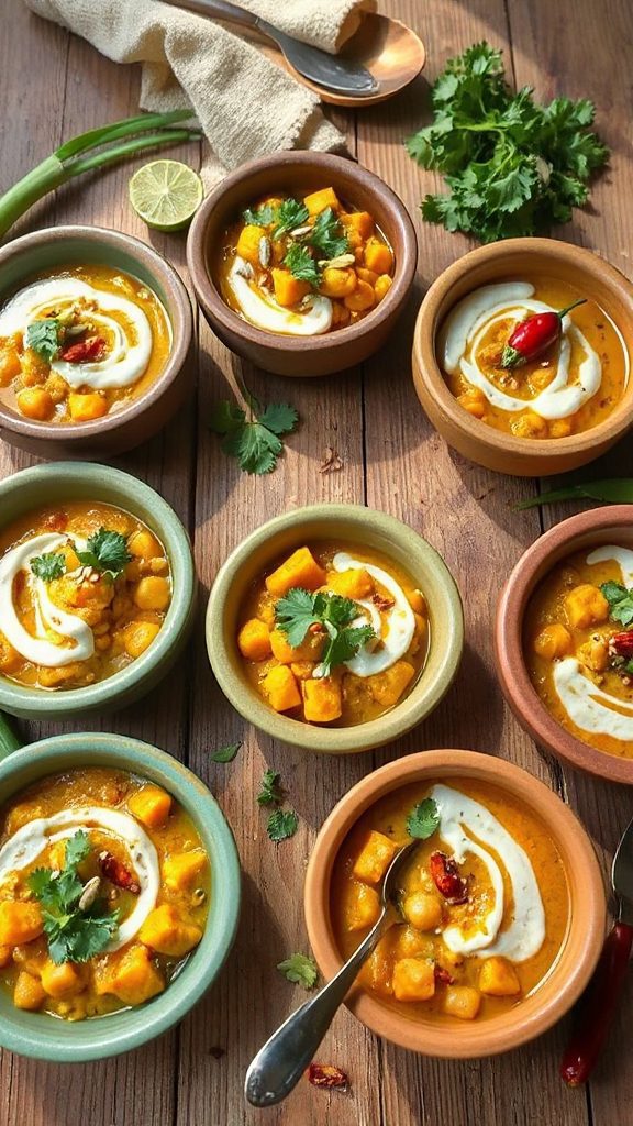 thai chickpea pumpkin stew