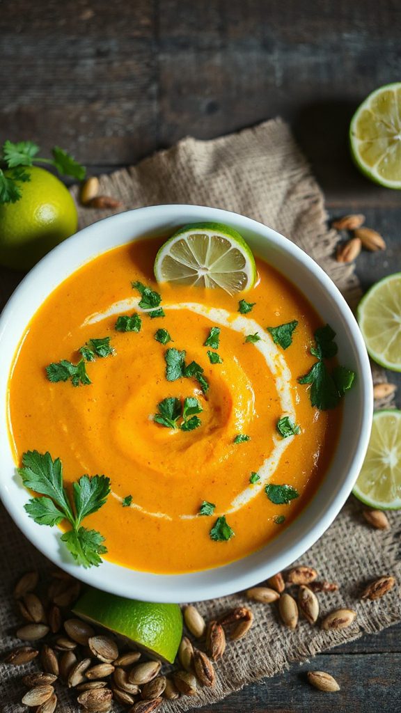 thai pumpkin coconut soup