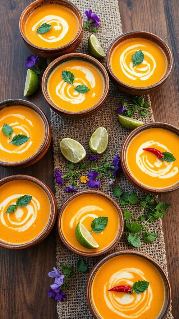 thai pumpkin coconut soup
