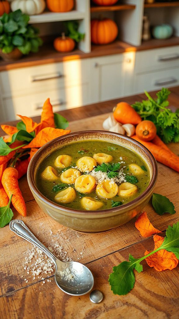 tortellini spinach soup delight