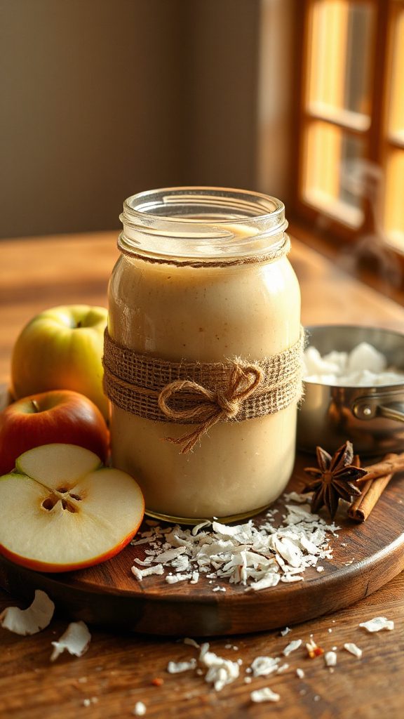 tropical coconut applesauce recipe