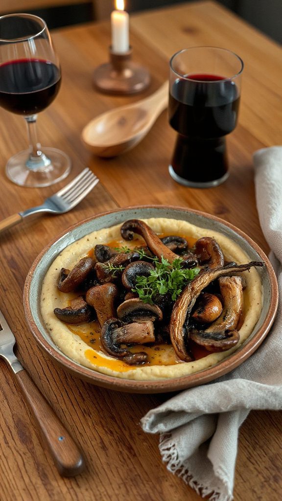 truffled mushroom polenta recipe