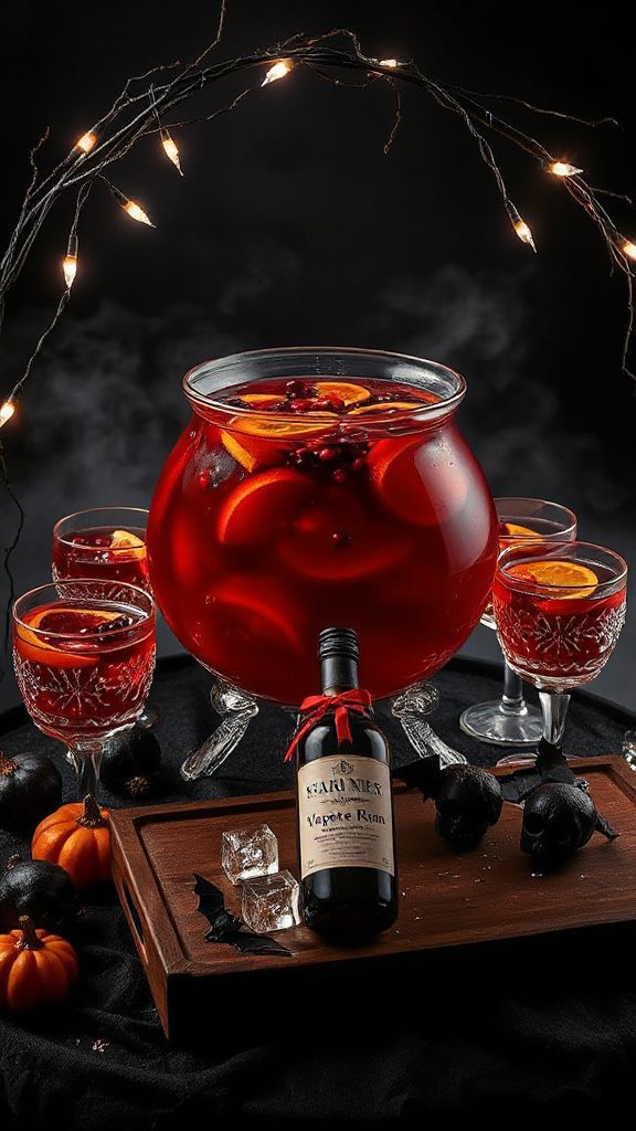 vampire themed halloween cocktail recipe