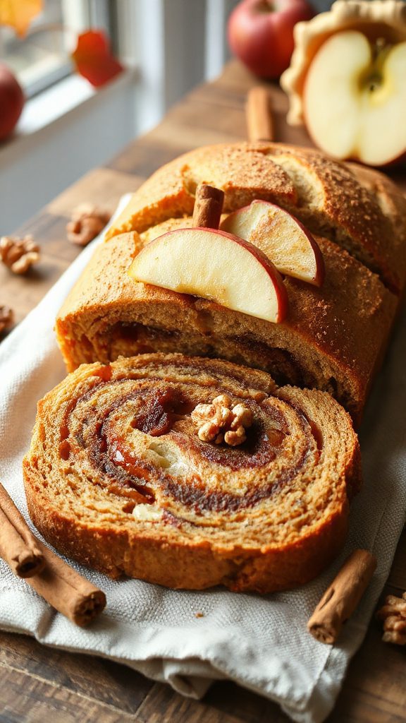 vegan apple cinnamon bread