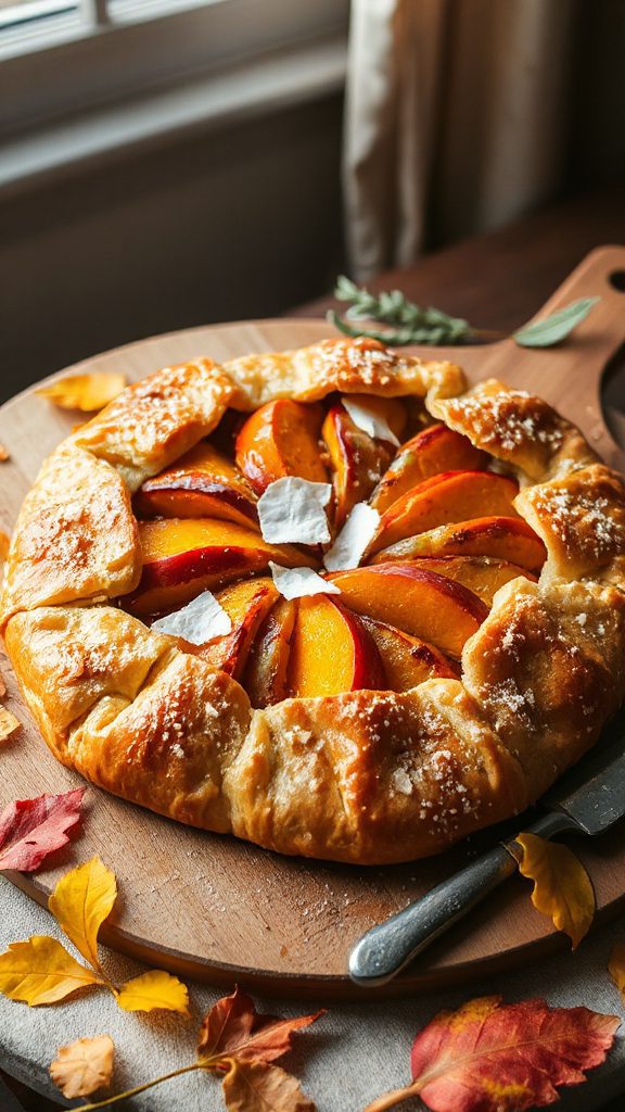 vegan fall dessert galette