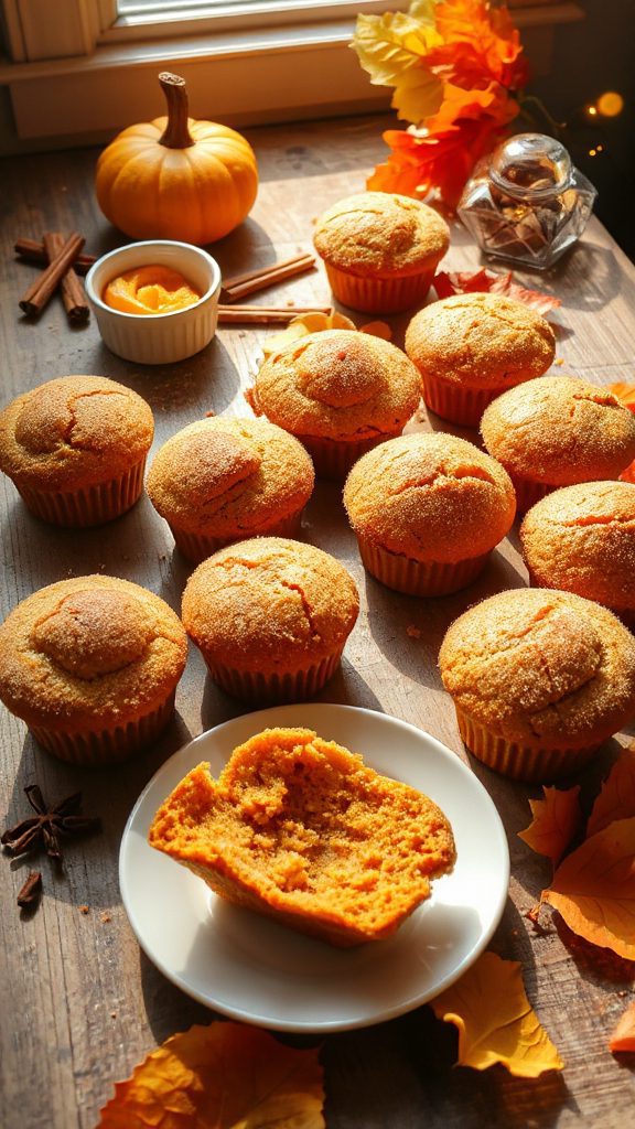 vegan gluten free pumpkin muffins
