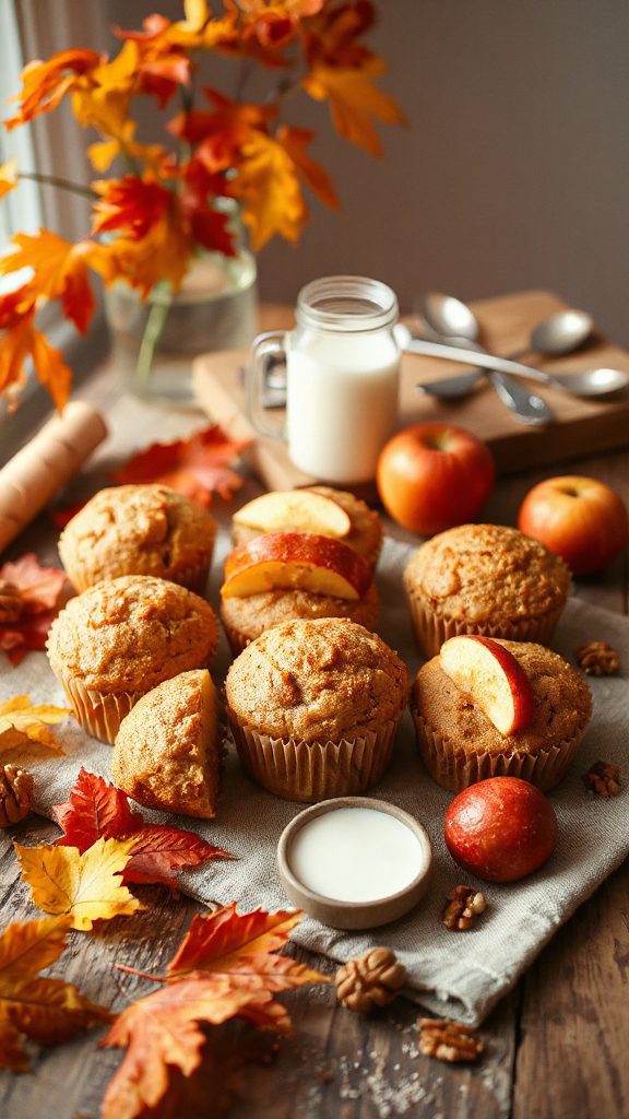 vegan muffins with spices