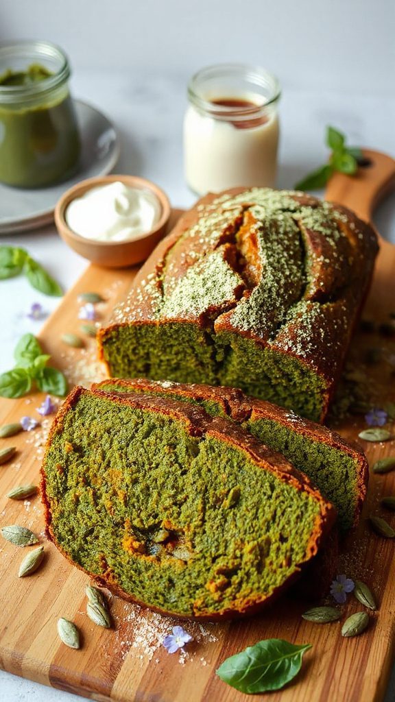 vegan no bake pumpkin bread