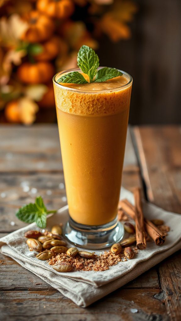 vegan pumpkin chai shake