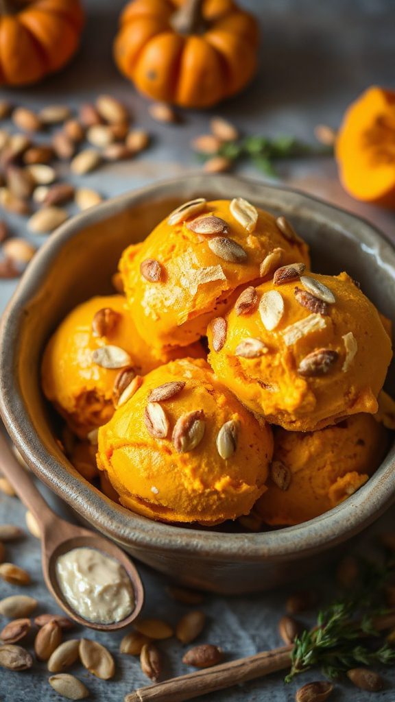 vegan pumpkin miso ice cream