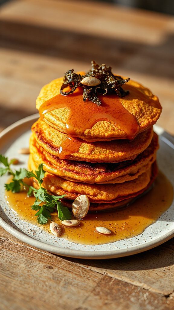 vegan pumpkin pancakes recipe