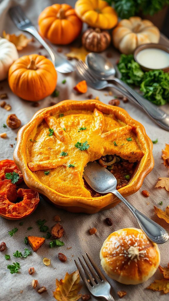 vegan pumpkin shepherd s pie