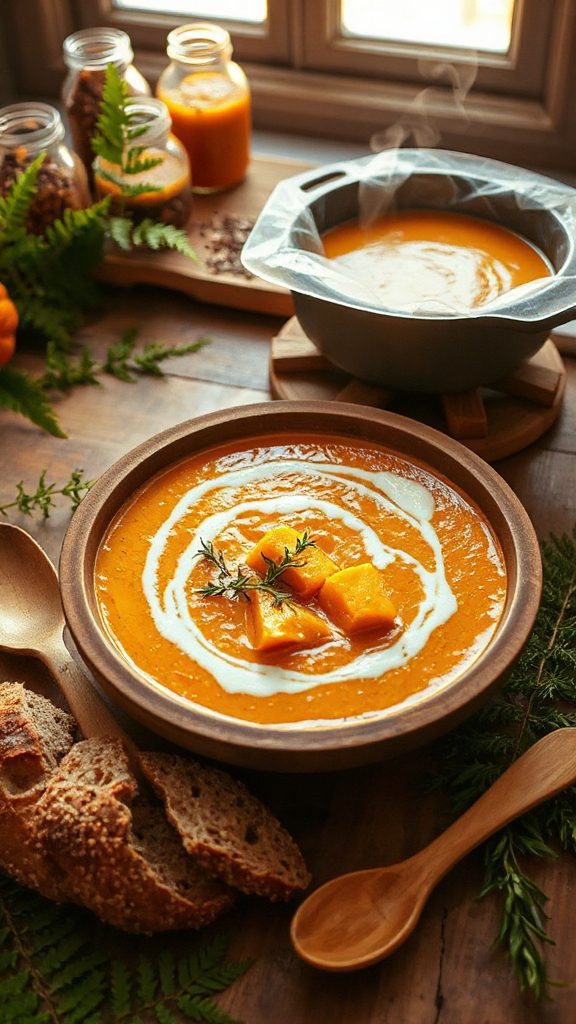 vegan pumpkin soup recipe