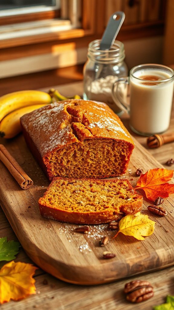 vegan pumpkin spice bread