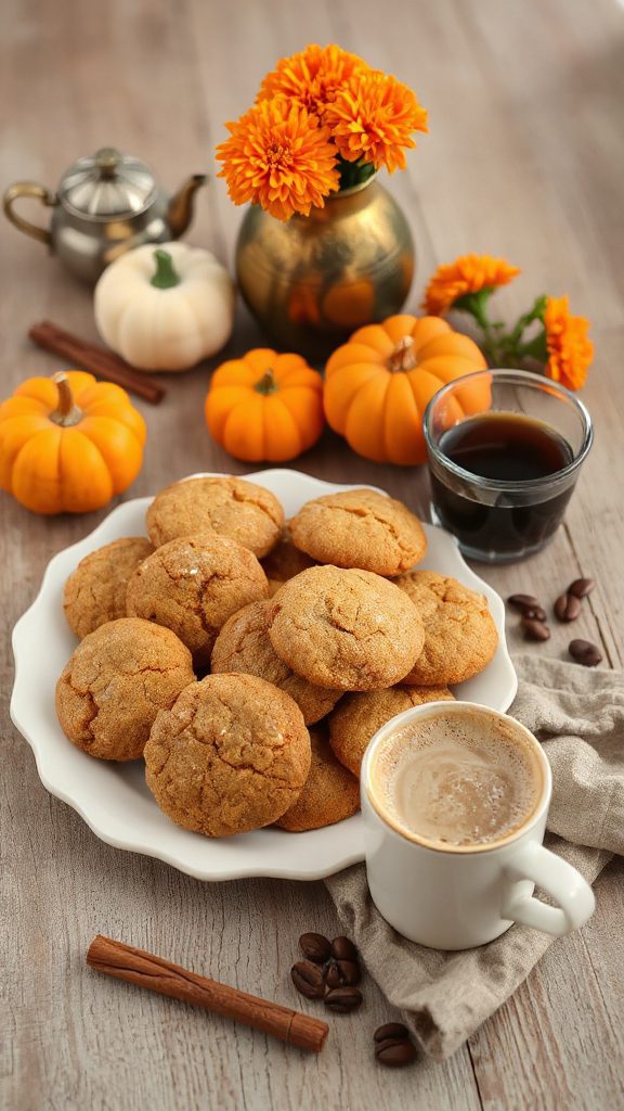 vegan pumpkin spice cookies