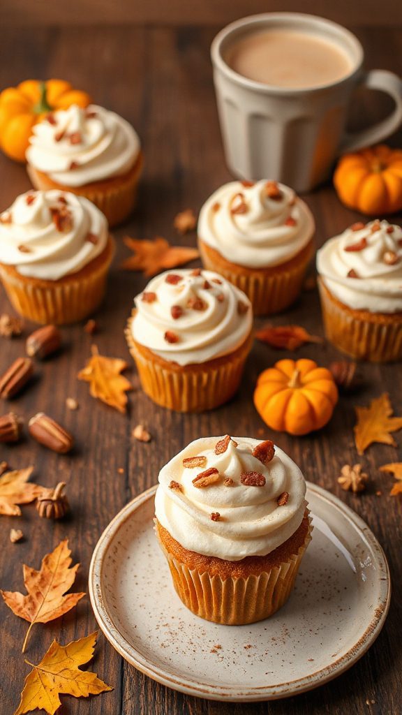 vegan pumpkin spice cupcakes