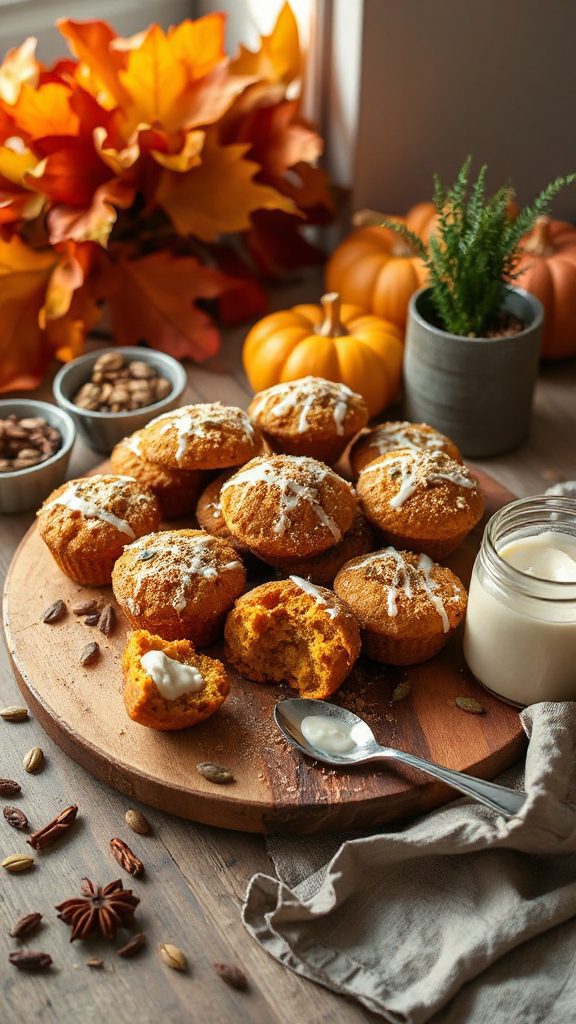 vegan pumpkin spice muffins