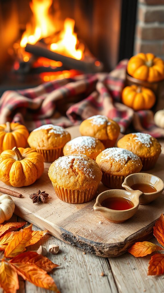 vegan pumpkin spice muffins