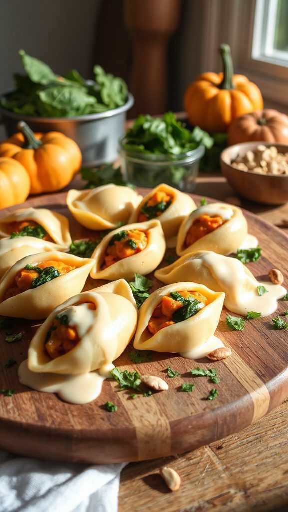 vegan stuffed pasta shells