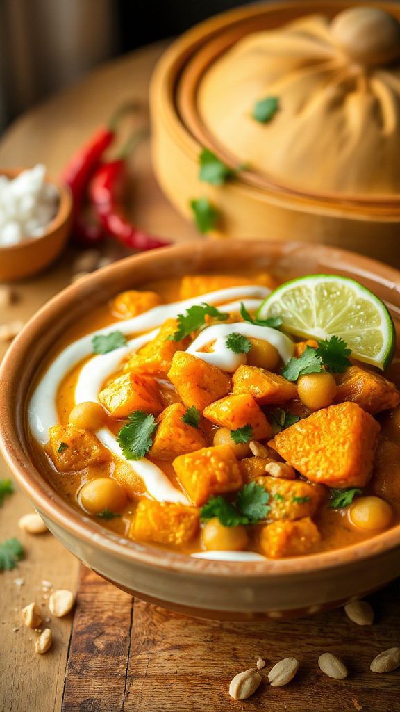 vegan thai pumpkin curry