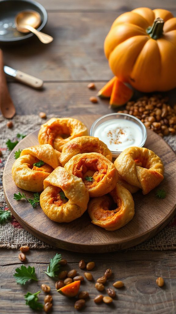 vegetarian pumpkin lentil pie