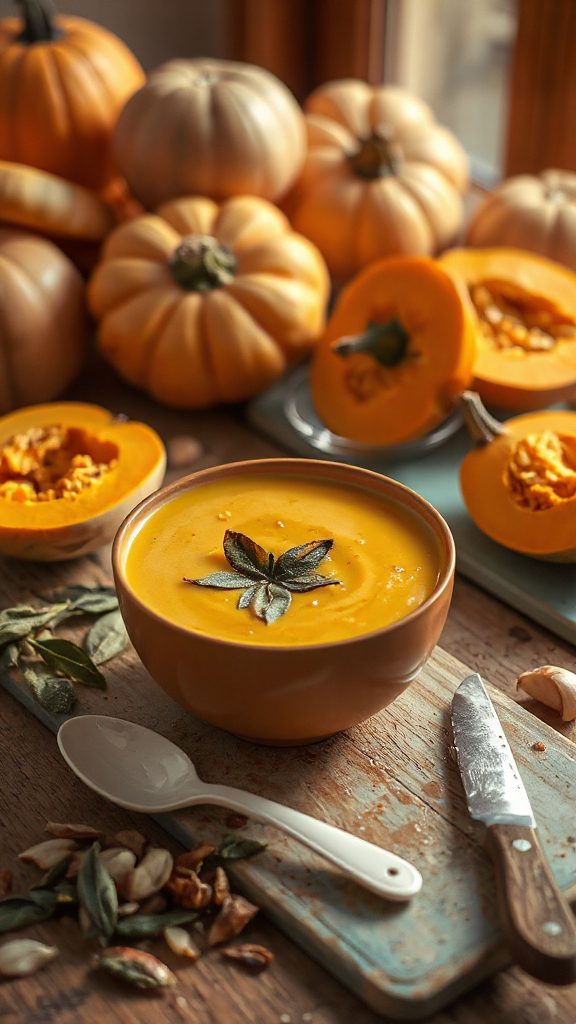velvety butternut pumpkin soup
