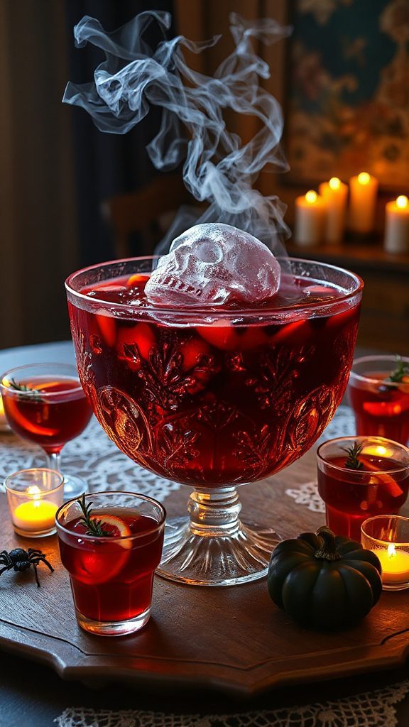 vibrant halloween fruit punch