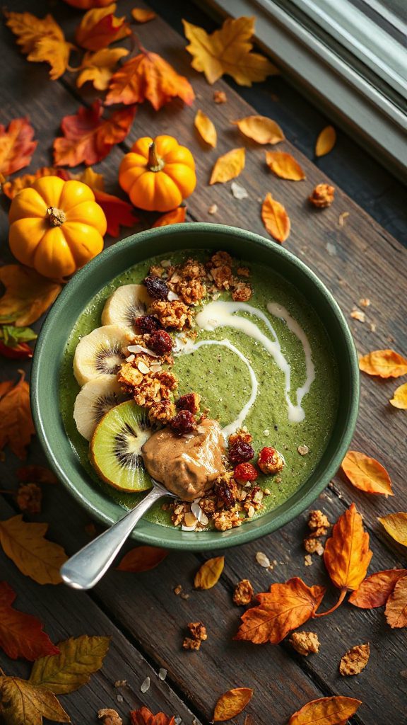 vibrant halloween smoothie bowl