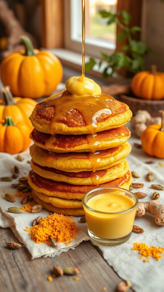 vibrant raw vegan pancakes