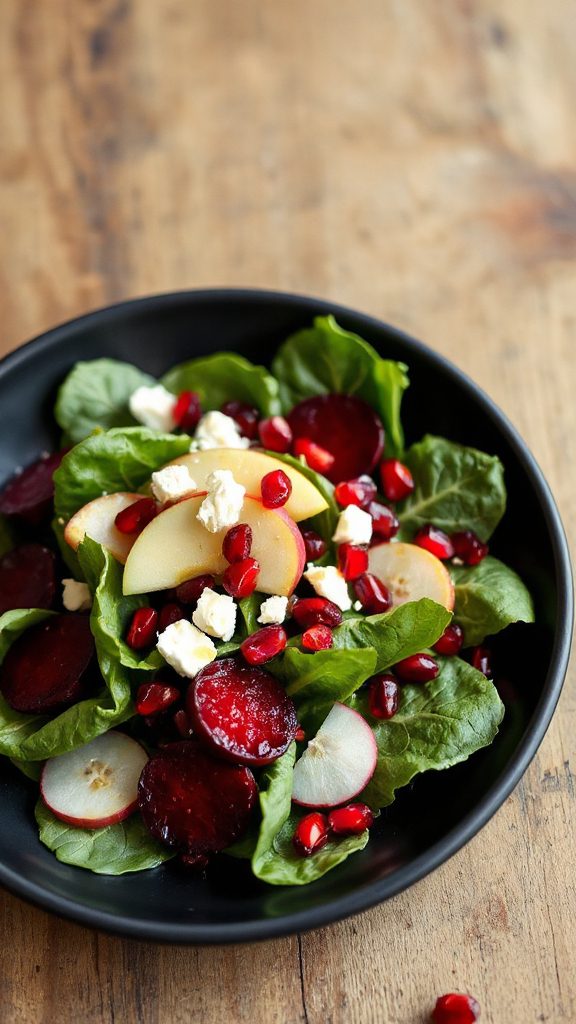 vibrant roasted beet salad