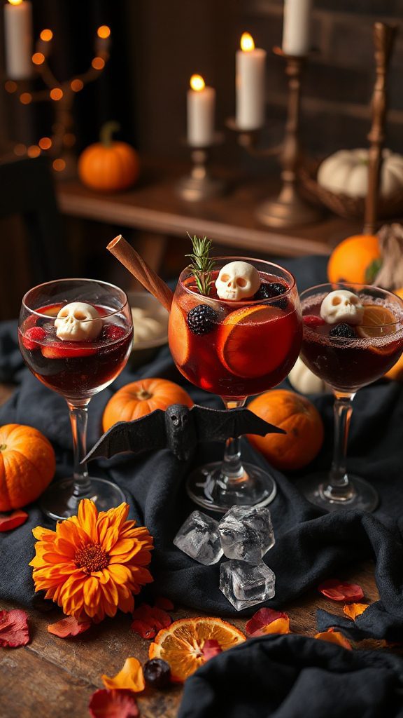 warm spiced autumn sangria