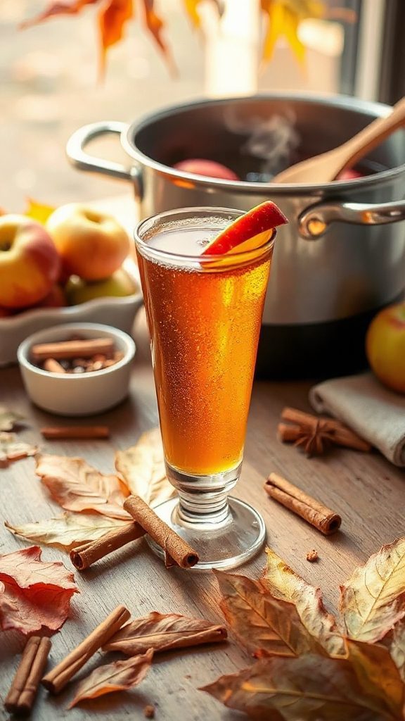 warm sweet apple cider