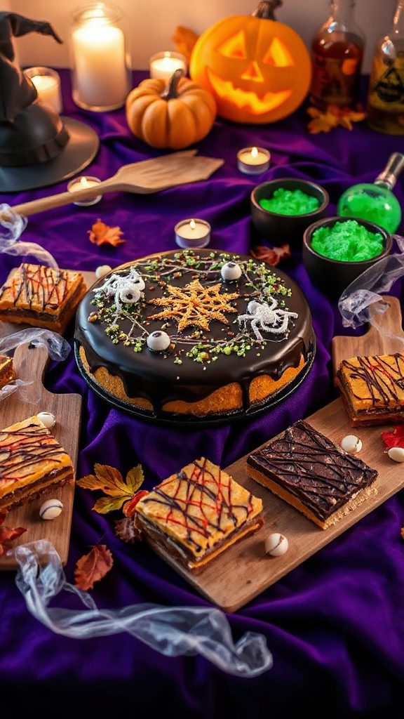 whimsical halloween cheesecake delight