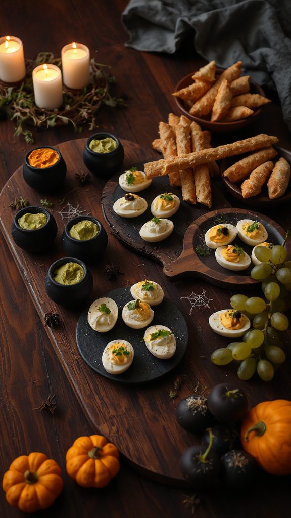whimsical halloween finger food appetizer
