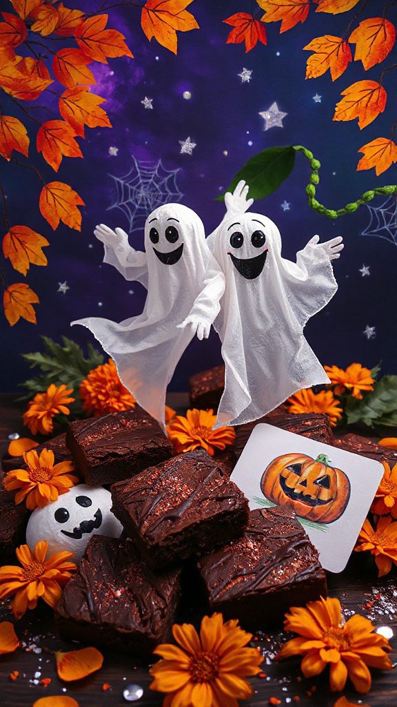 whimsical halloween ghost cookies