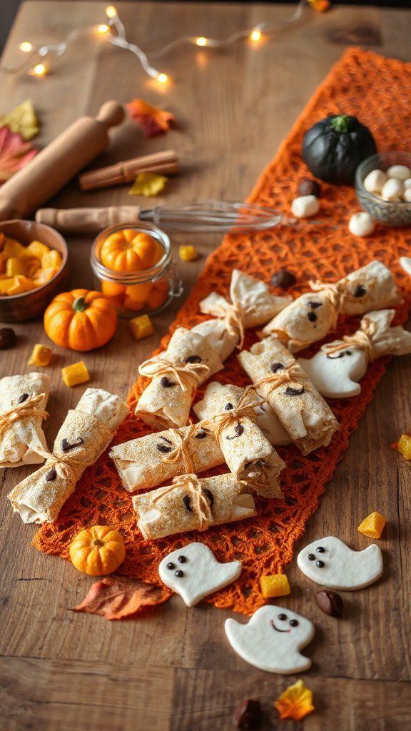 whimsical halloween ghost crackers