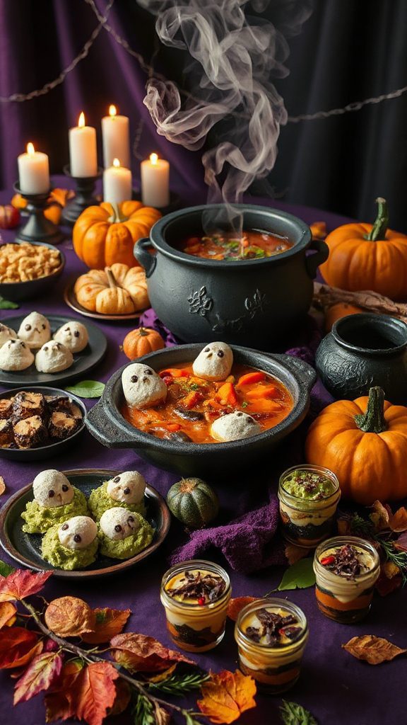 whimsical halloween vegetable stew