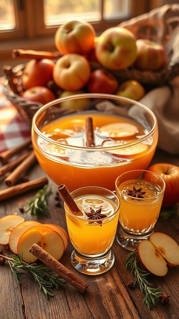 wholesome organic apple punch