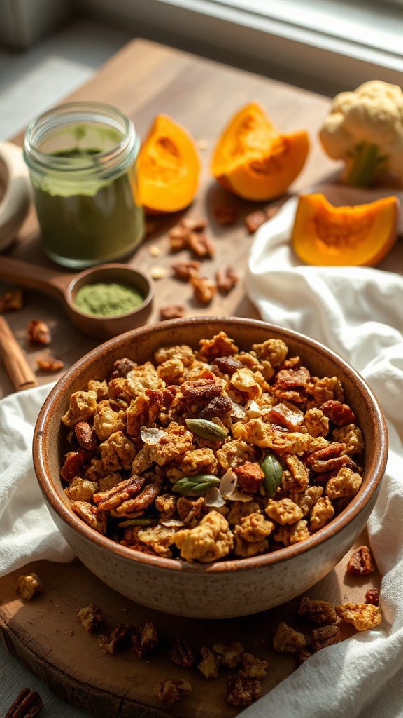 wholesome pumpkin spice granola
