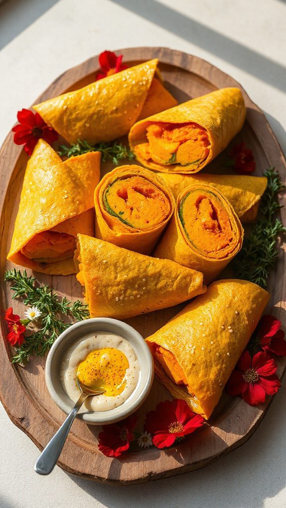 wholesome pumpkin turmeric wraps
