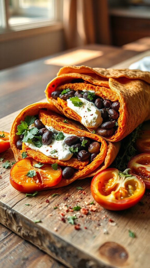 wholesome vegetarian wrap recipe