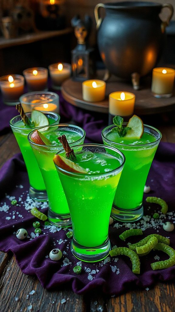 wicked halloween apple cocktail