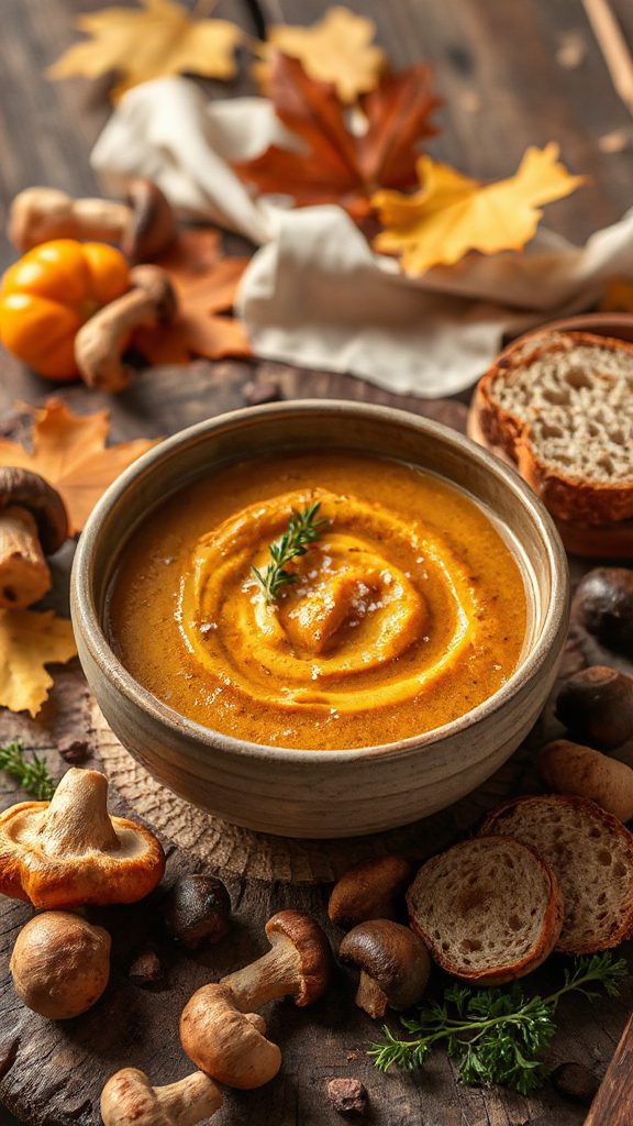 wild mushroom soup recipe