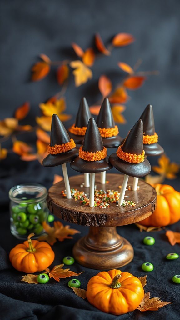 witch hat cake pops recipe