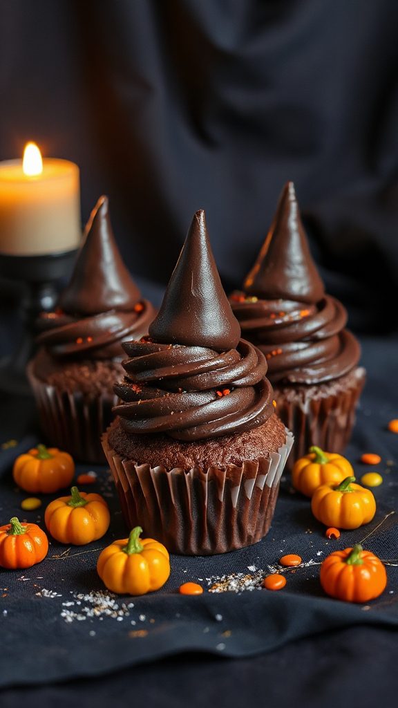 witch hat cupcakes recipe